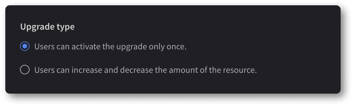 LiveChat In-App Upgrades Type